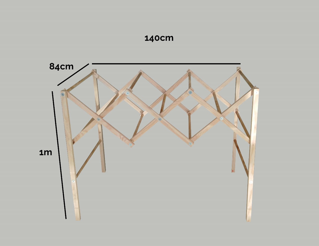 Handcrafted Wooden Laundry Drying Rack