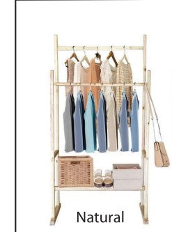Natural Wooden Garment Organizer