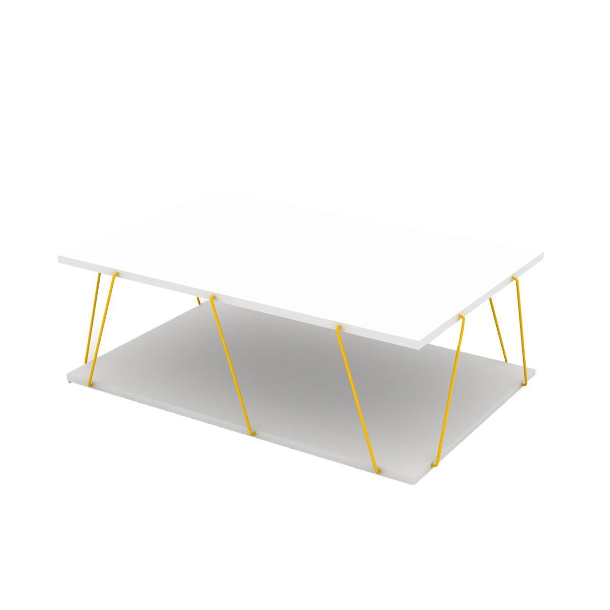 TARS Modern Artsy Wooden Design Middle Coffee Table