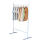 Woodly Modern Single Rail Free-Standing Clothes Rack