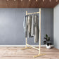 Woodly Modern Single Rail Free-Standing Clothes Rack