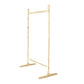 Woodly Modern Single Rail Free-Standing Clothes Rack