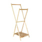 Woodly - Modern Foldable Wooden Clothing Garment Rack