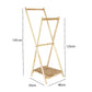 Woodly - Modern Foldable Wooden Clothing Garment Rack