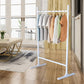Woodly Modern Single Rail Free-Standing Clothes Rack