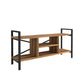 Modern Open Shelf TV Stand Unit - 120 x 61cm