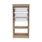 Woodly Modern Multi-Functional 3 Small Basket & 2 Shelf Storage Cabinet