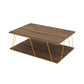 TARS Modern Artsy Wooden Design Middle Coffee Table