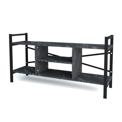Modern Open Shelf TV Stand Unit - 120 x 61cm