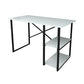 Modern Crisscross 2 Shelf Study Desk
