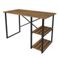Modern Crisscross 2 Shelf Study Desk