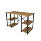 Modern Crisscross 4 Shelf Study Desk