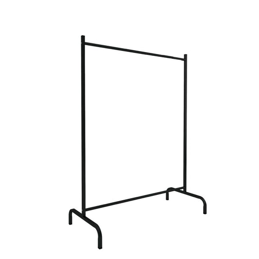 Single Pole Sturdy Steel & Rust Resistant Standing Clothes/Coat Rail