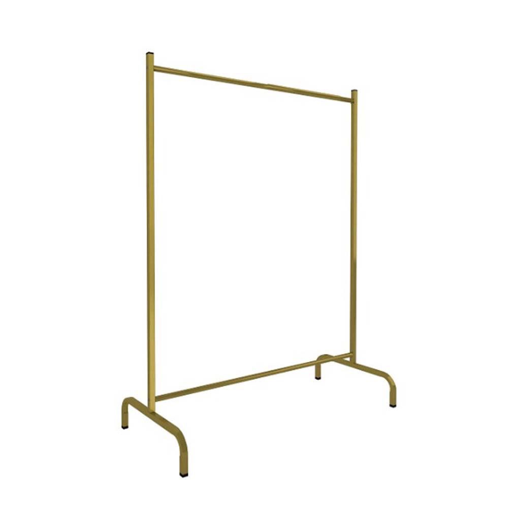 Single Pole Sturdy Steel & Rust Resistant Standing Clothes/Coat Rail