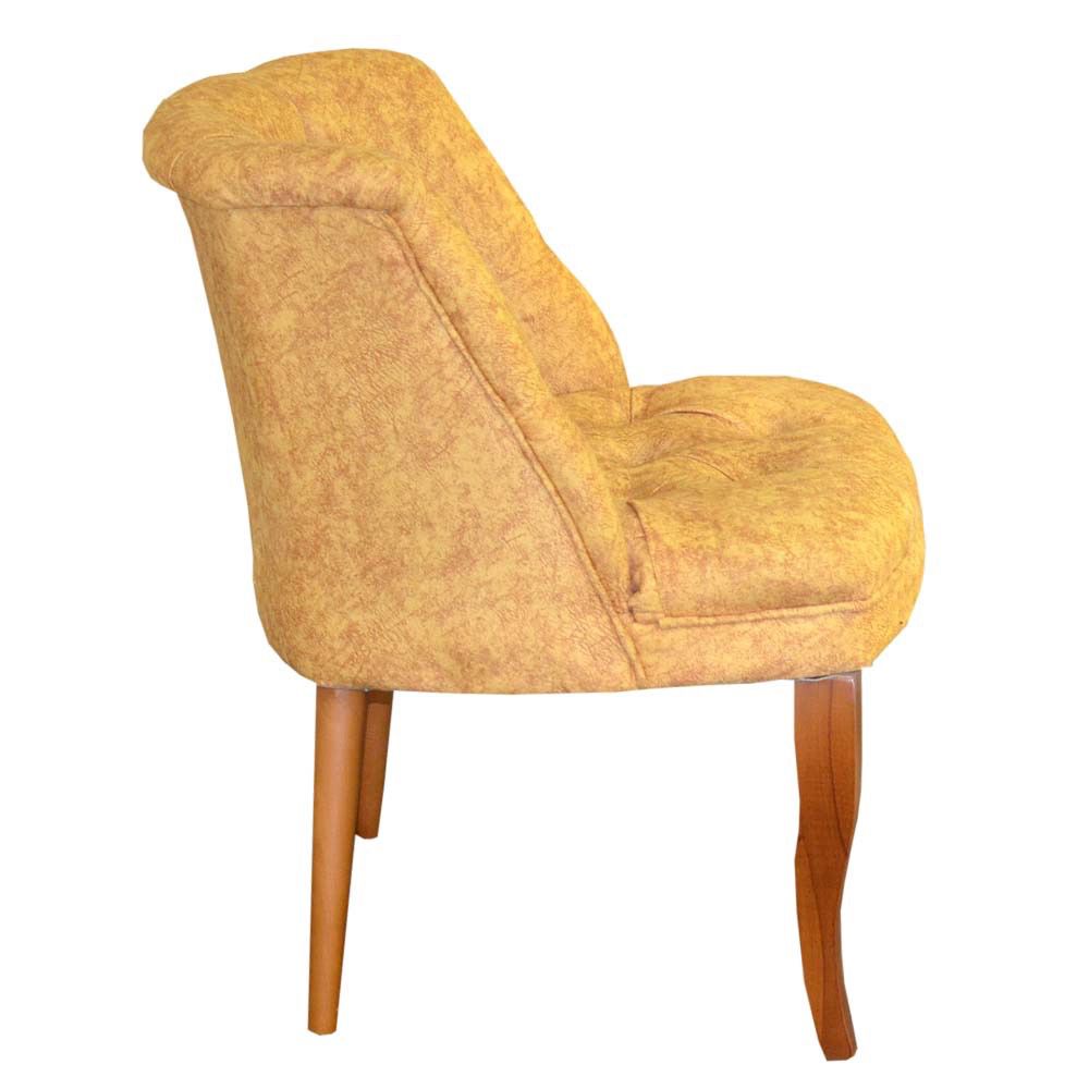 2 Piece Luxurious Comfortable Chester Design Velvet Leather Chair Set